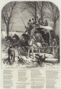 Country Road Scene in Winter